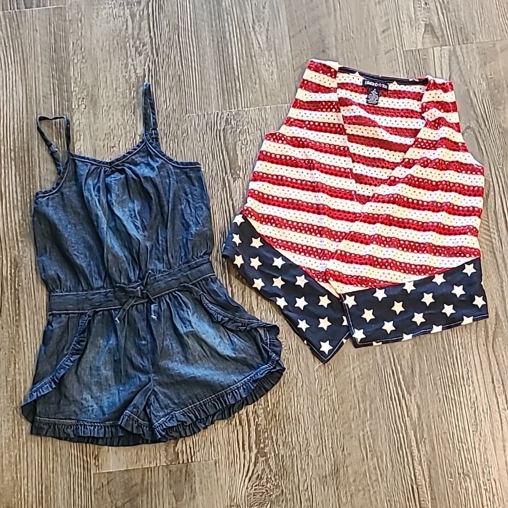 Limited Too Matching Red, White & Blue Outfit